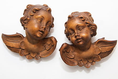 two cherub wall decors thumbnail