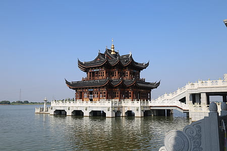 brown and black temple at daytime thumbnail