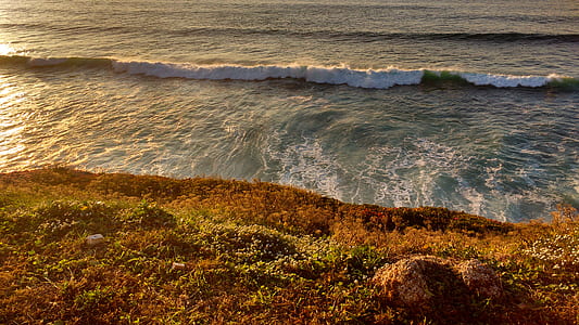 sea, dawn, nature, sunset thumbnail