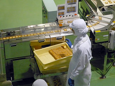 person standing beside processing machine thumbnail