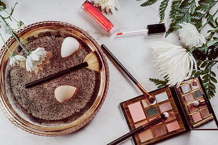 Beauty Products And Flower Photo thumbnail