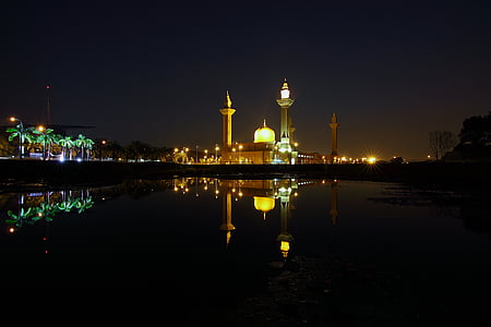yellow lighted mosque thumbnail