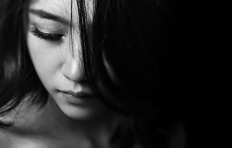 black-and-white, person, woman, girl thumbnail