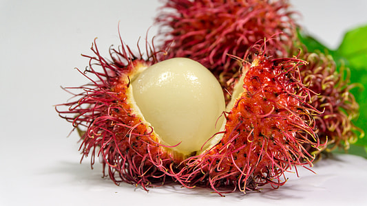 close-up of rambutan fruit thumbnail