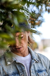 man beside forest thumbnail