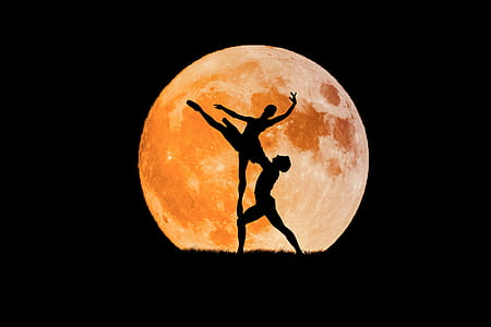 silhouette ballerina in moon thumbnail
