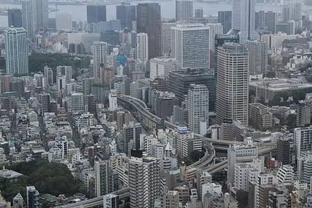 aerial photography of buildings thumbnail