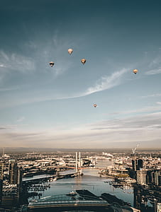 hot air balloons flying on the sky during daytime thumbnail