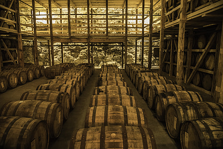 Barrels of Whiskey in the storage Room thumbnail