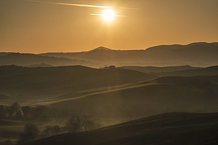 hills under clear sky thumbnail