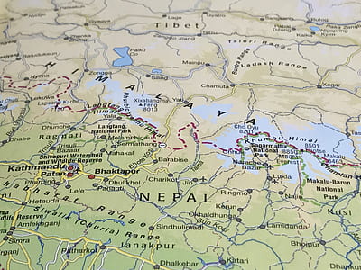 map of Nepal thumbnail