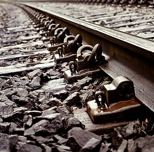 close-up photo of brown rail road thumbnail