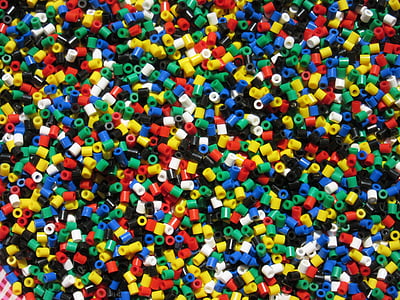 assorted-color plastic bead lot thumbnail