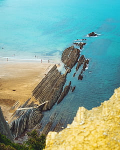aerial photo of body of water during daytime thumbnail