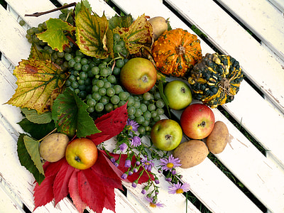artificial fruit wreath thumbnail