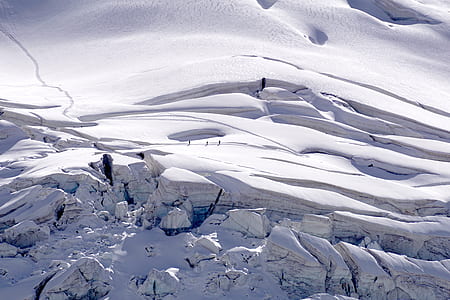 cold, snow, landscape, mountains thumbnail