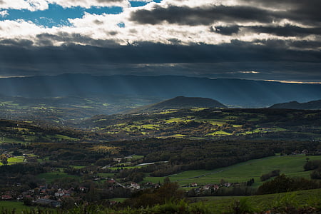 bird's-eye view of mountains thumbnail