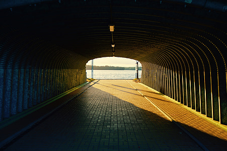 empty hallway with some part with sunlight thumbnail