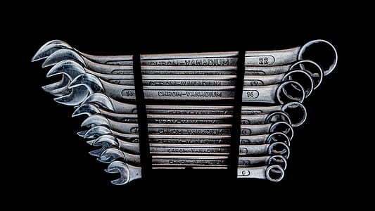 silver combination wrench set thumbnail