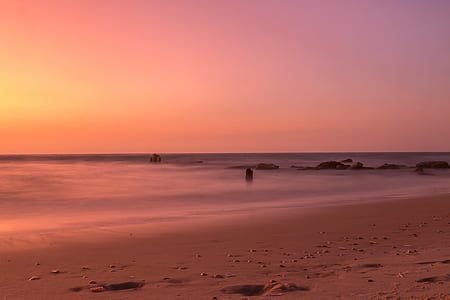 seashore during golden hour thumbnail