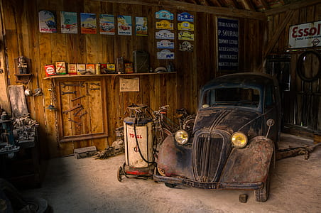 car, rust, old, antique thumbnail