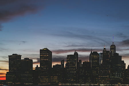 city building during night thumbnail