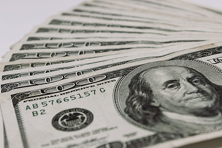 fan of 100 U.S. dollar banknote thumbnail