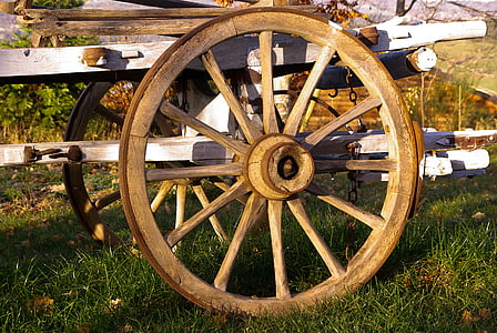 brown carriage wheel thumbnail