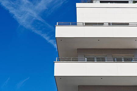 low angle of concrete building thumbnail