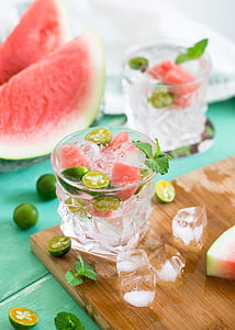 cold beverages with water melon thumbnail
