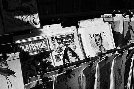 Wonder Woman and Vogue magazines thumbnail