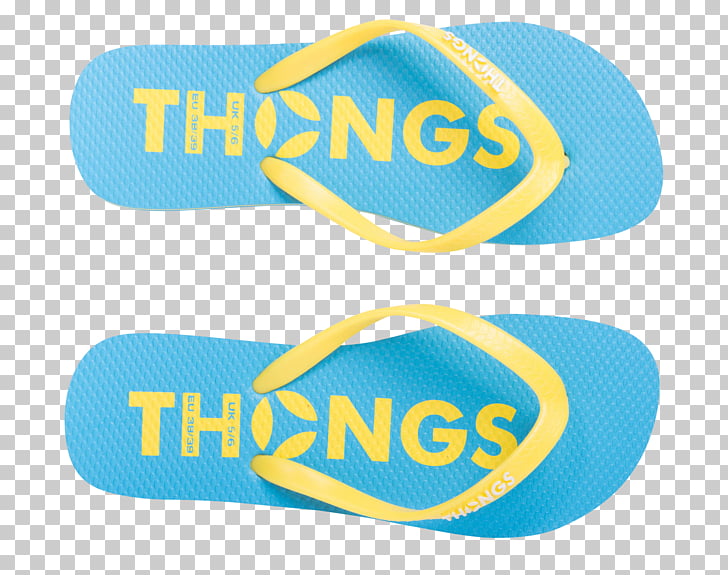 flip flops with rainbow logo