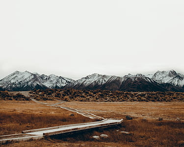 in distant snowconed mountain thumbnail