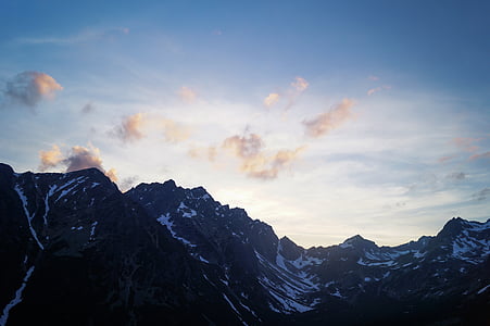 mountains under blue sky during daytime thumbnail