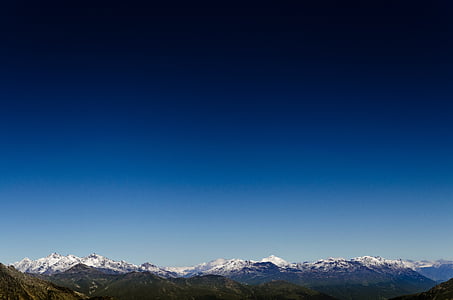 mountain ridge covered with snow thumbnail