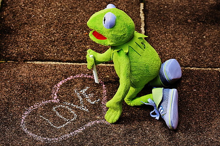 Hermit the Frog writing on black concrete floor thumbnail