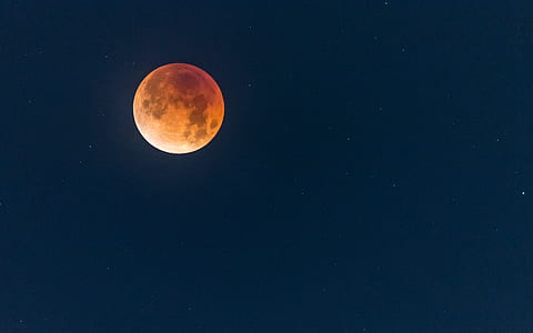 blood moon low angle photography thumbnail