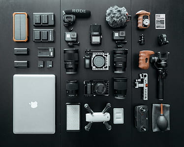 black camera and drone set thumbnail