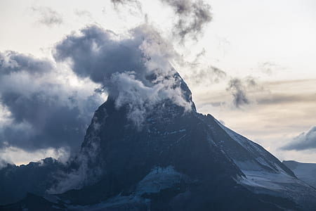 clouds-covered mountain thumbnail