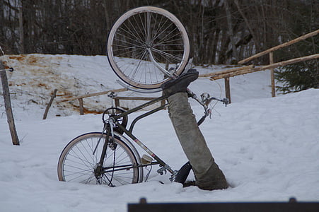 person biking buried in snow thumbnail