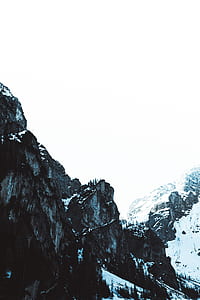 snow covered mountain at daytime thumbnail