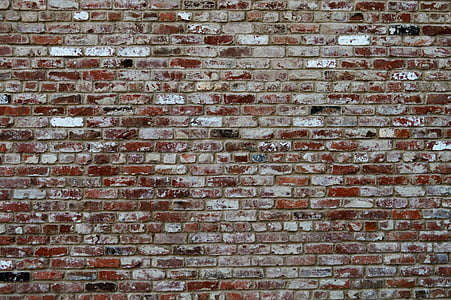 closeup view of red concrete brick wall thumbnail