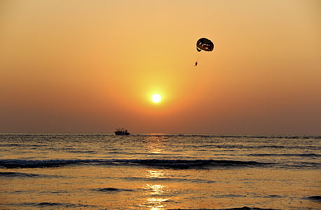 parasailing under golden hour thumbnail