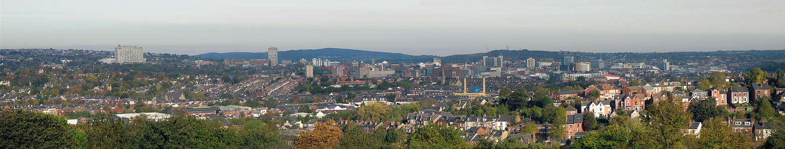 Panorama of Sheffield, England thumbnail
