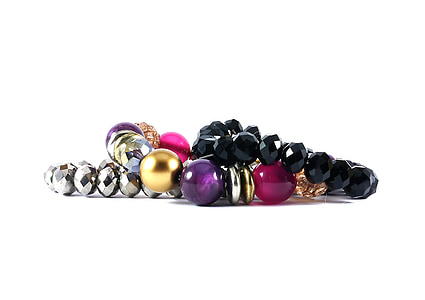 three beaded bracelets thumbnail