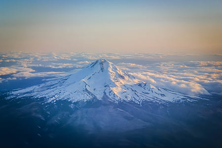 snow-coned mountain at daytime thumbnail
