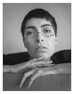 Person in Crew-neck Top Grayscale Photo thumbnail