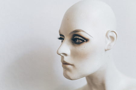 human's head wax closeup photography thumbnail
