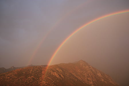 mountain with rainbow thumbnail