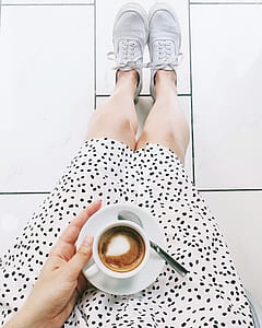 woman, coffee, cup, mug thumbnail